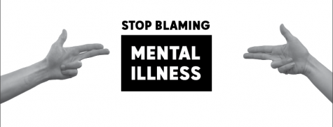 Visual Headline "STOP BLAMING MENTAL ILLNESS"