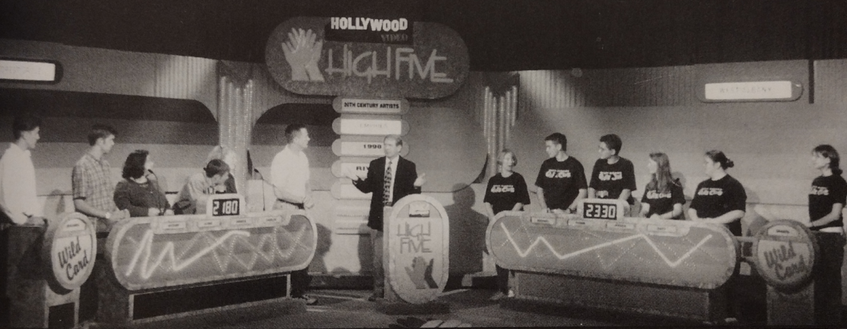 High Five Quiz Club competing on High Five Challenge in the year 2000