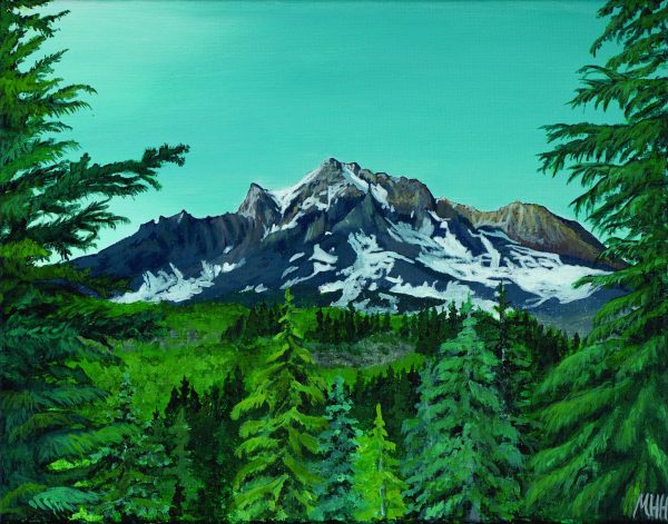 Painting of Mount Hood by Madeline Hoffert-Hay