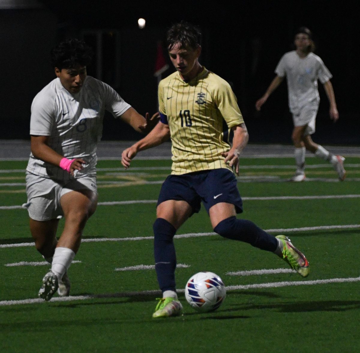 Senior Henry Catlin plays in a game against Corvallis on Oct. 19. 