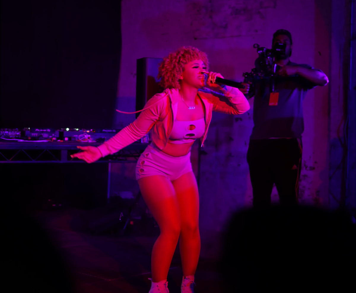 Ice Spice performing at Soundcloud Next Wav Brooklyn on June 16, 2022. 