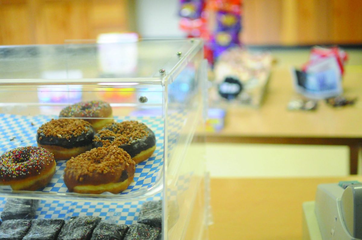 Photo of the donuts sold at West Side Espresso 