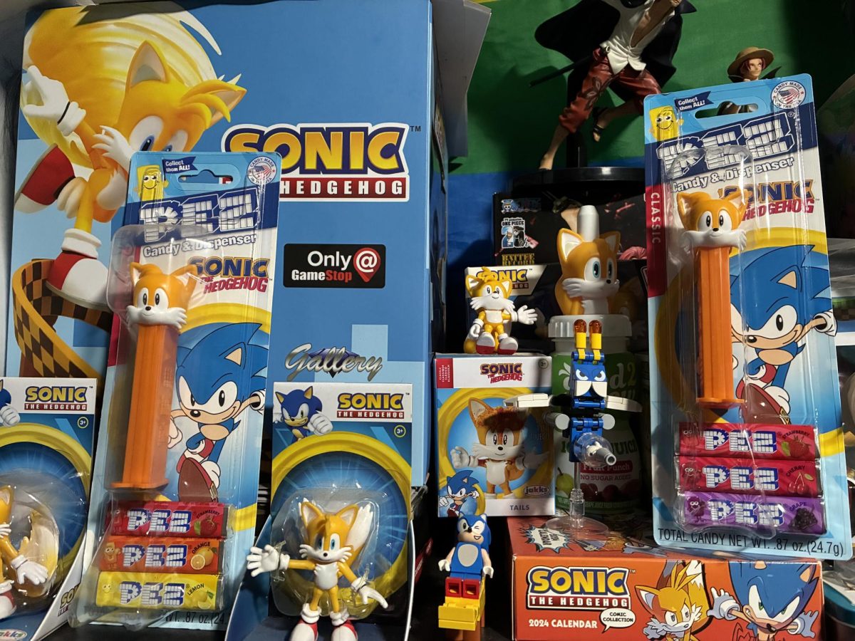 One of the collections of the character Tails from "Sonic the Hedgehog" franchise that Heidy Van Martinez has in their room.

Photo used with permission from Van Martinez. 