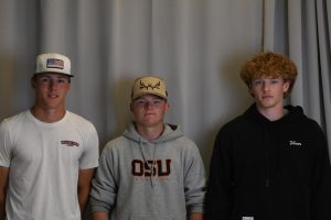 Left to Right: Blake Linton, Austin Thomson, and Jaden Fifhause.